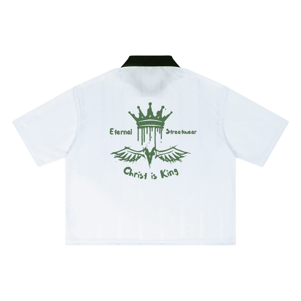 Unisex Striped Boxy Soccer Jersey