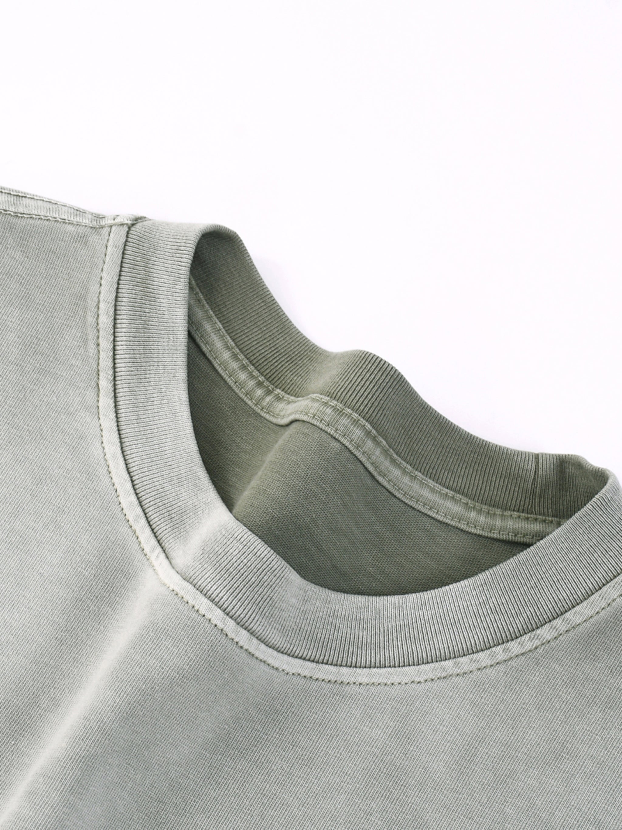 “I” Shape Gradient Washed T-Shirt "Angelic"