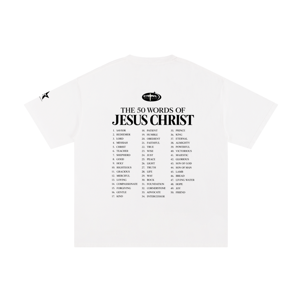 50 words of Jesus Christ Cotton T-Shirt