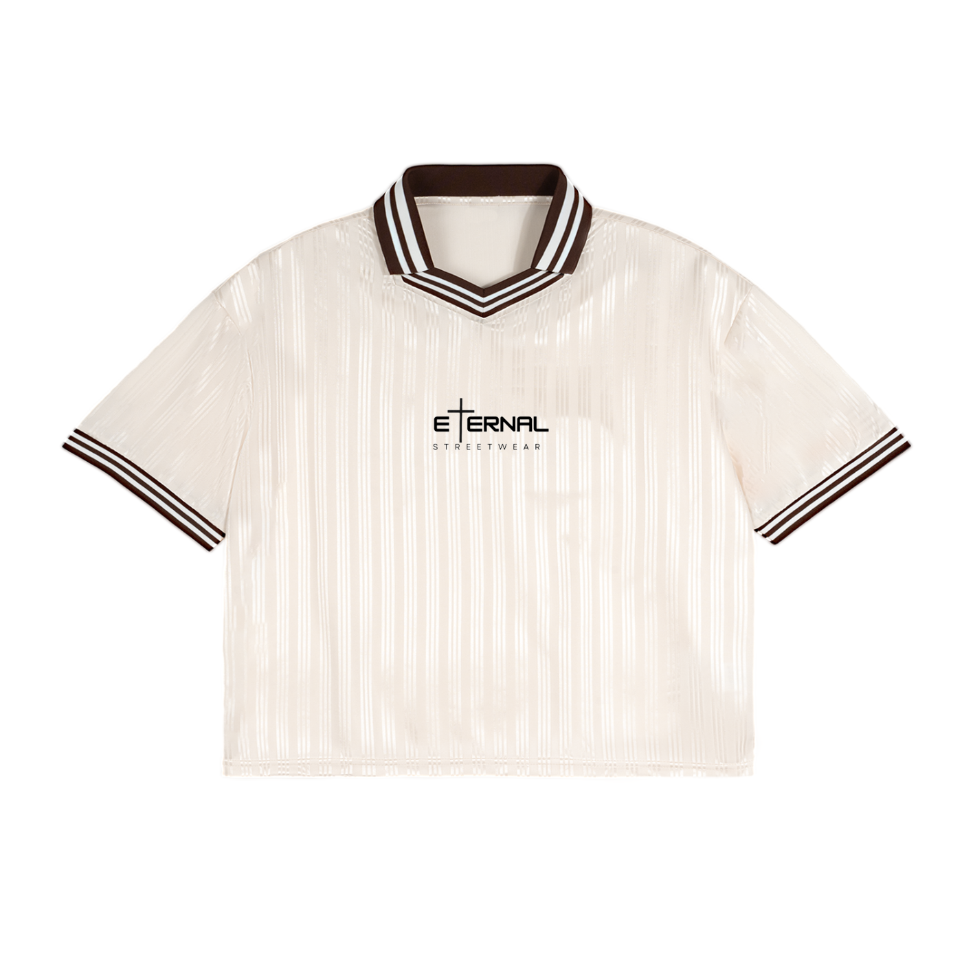 Contrast Stripes "Sacred" Colorway Polo Collar T-Shirt