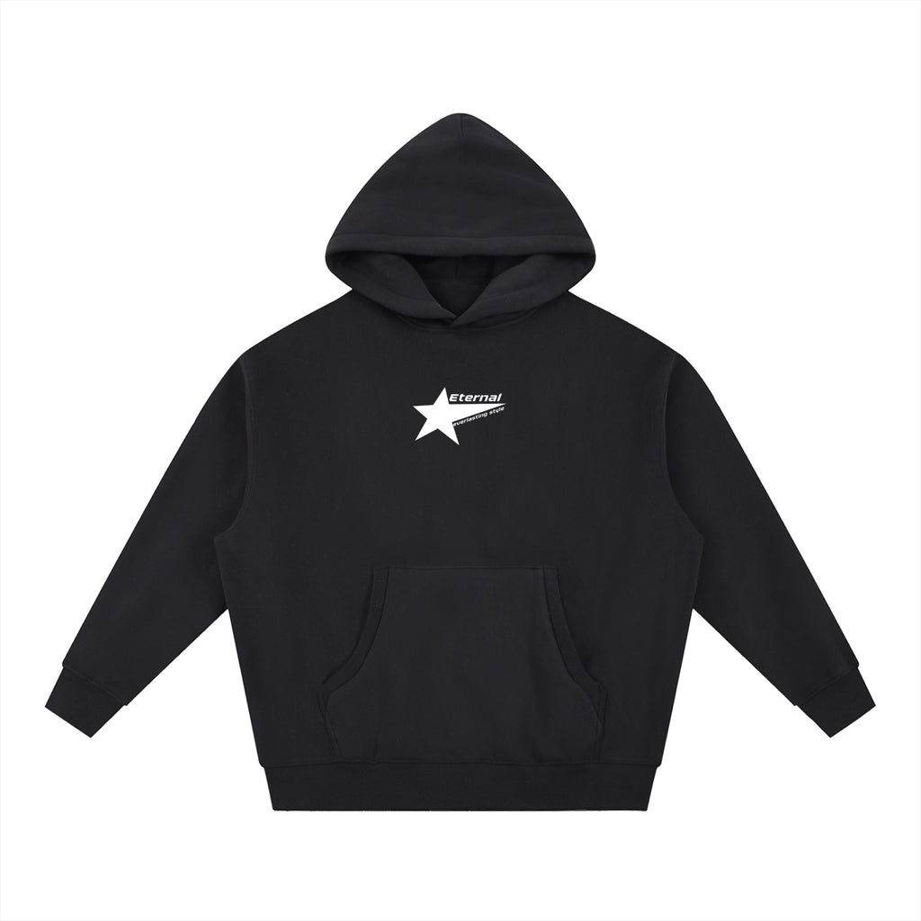 Essential Oversized Boxy Fit Fleece Hoodiie"You're A Star"