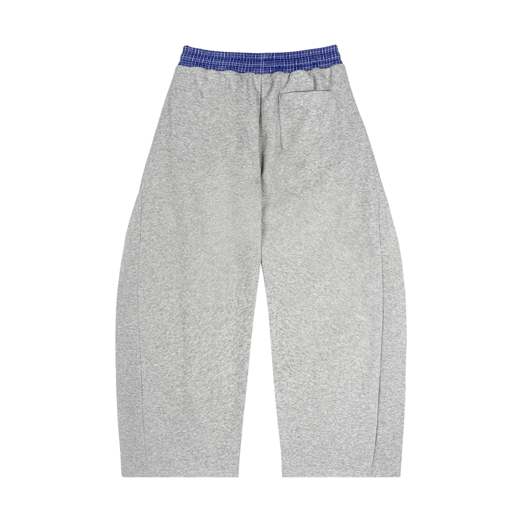 Plaid Waistband Barrel (Star) Sweatpants