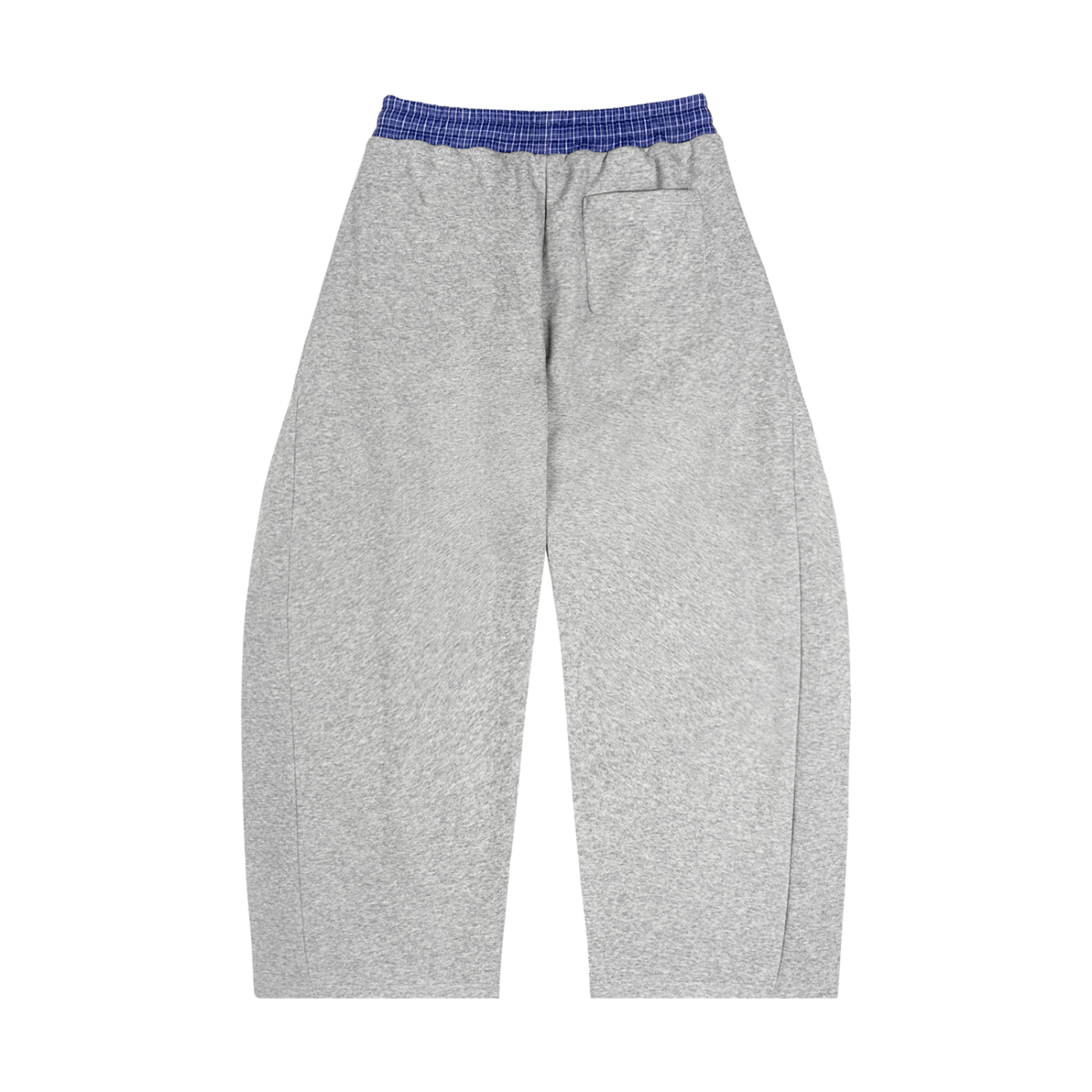 Plaid Waistband Barrel (Star) Sweatpants