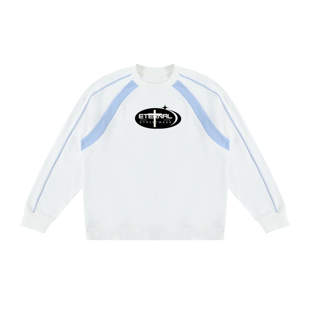 Unisex Color Block Crewneck Sweatshirt