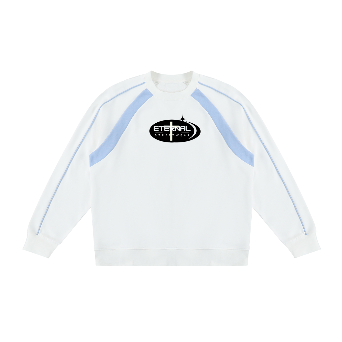 Unisex Color Block Crewneck Sweatshirt