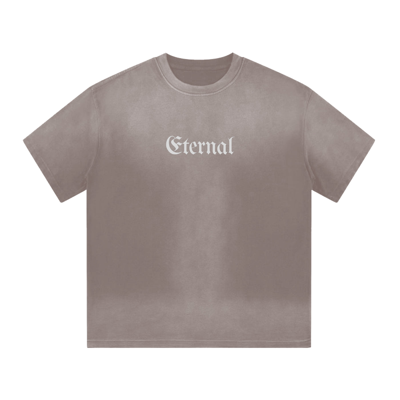 “I” Shape Gradient Washed T-Shirt "Angelic"