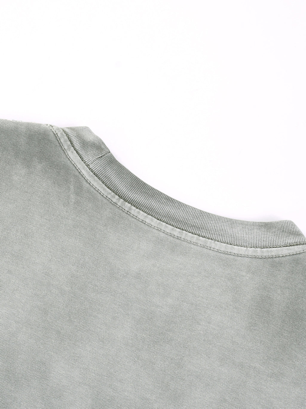 “I” Shape Gradient Washed T-Shirt "Angelic"