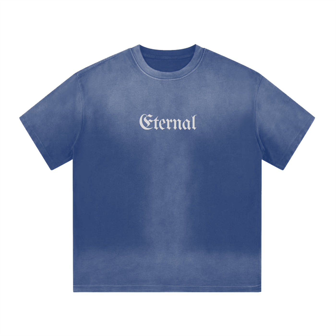 “I” Shape Gradient Washed T-Shirt "Angelic"