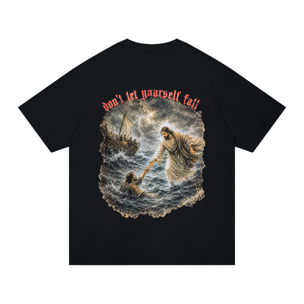 “Don’t let yourself fall” Unisex Regular Fit Cotton T-Shirt