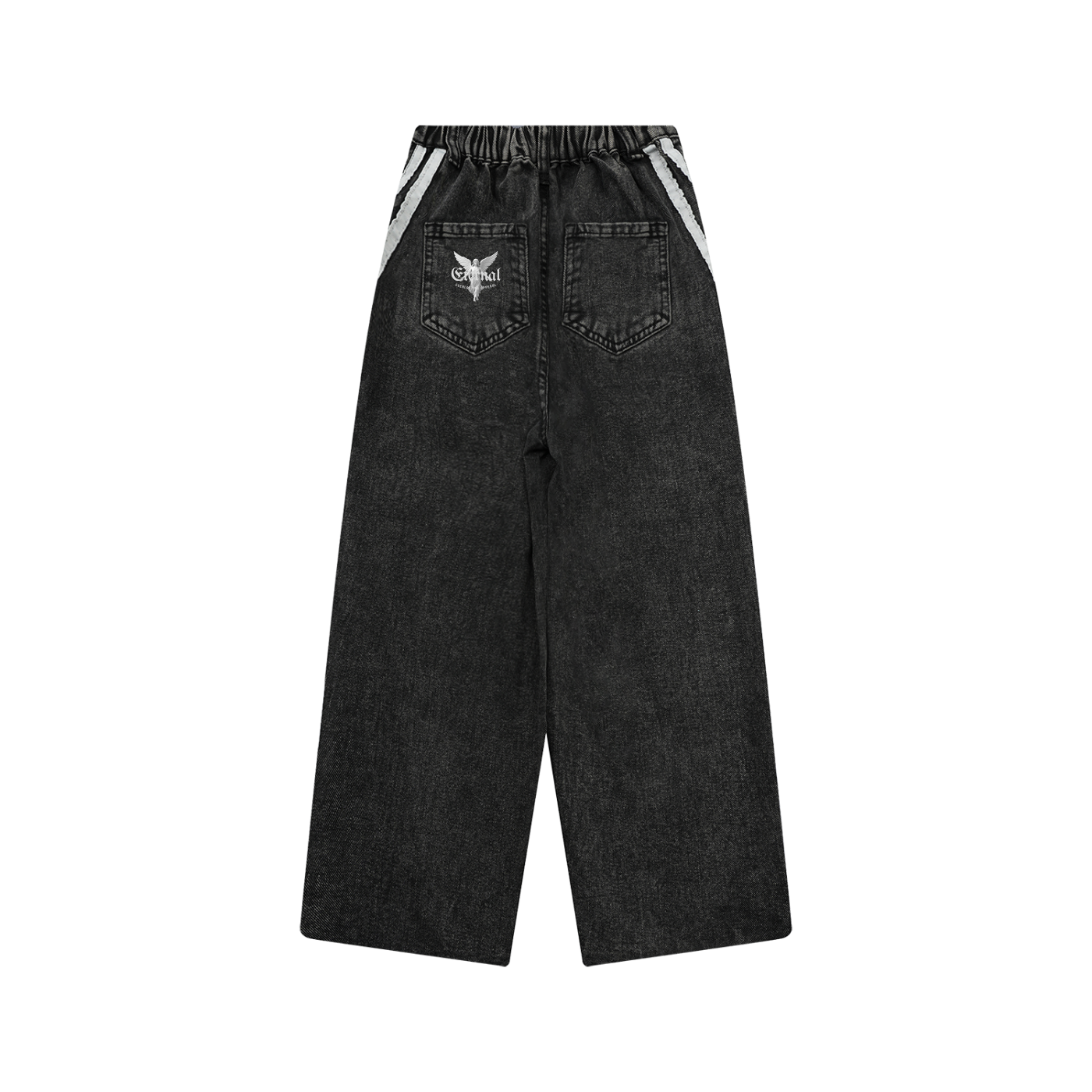 Kid’s Vintage Wash Side Stripe Jeans