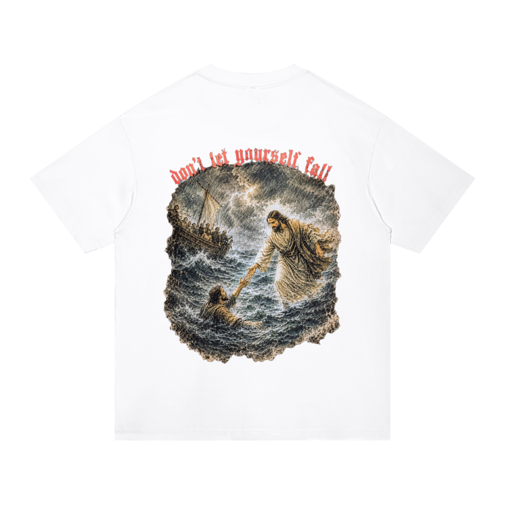 “Don’t let yourself fall” Unisex Regular Fit Cotton T-Shirt