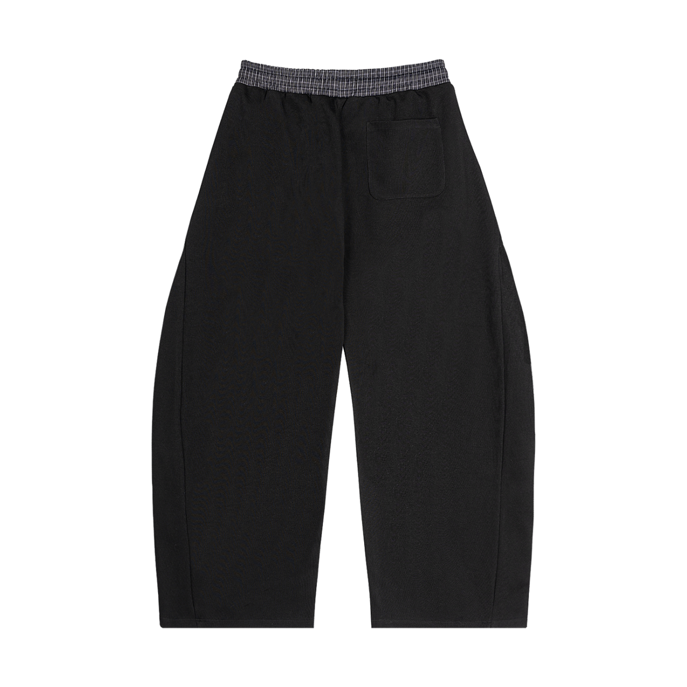 Plaid Waistband Barrel (Star) Sweatpants