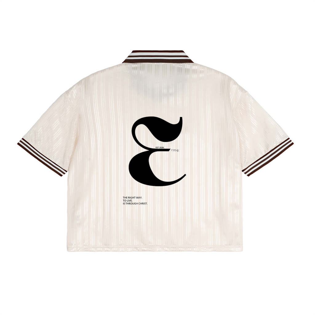 Contrast Stripes "Sacred" Colorway Polo Collar T-Shirt