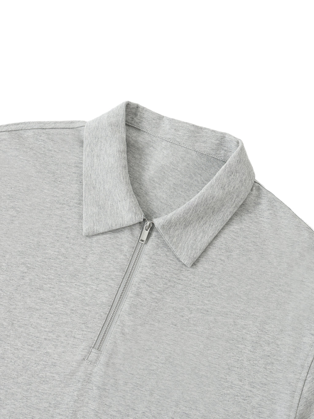 Half-Zip Golf Cotton Polo Shirt