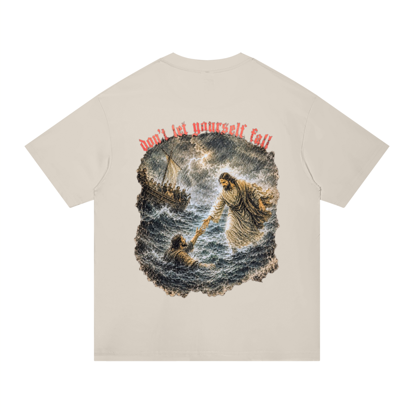 “Don’t let yourself fall” Unisex Regular Fit Cotton T-Shirt