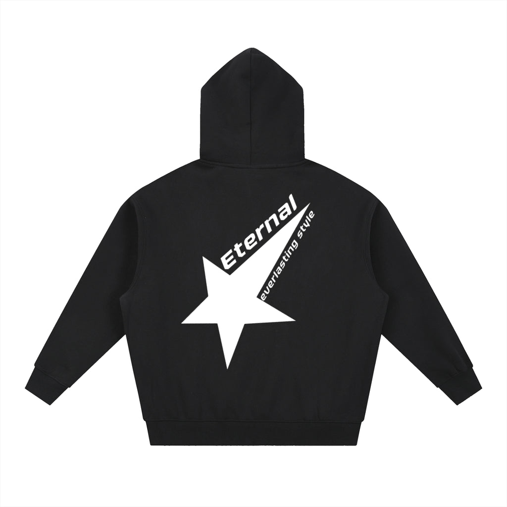 Essential Oversized Boxy Fit Fleece Hoodiie"You're A Star"