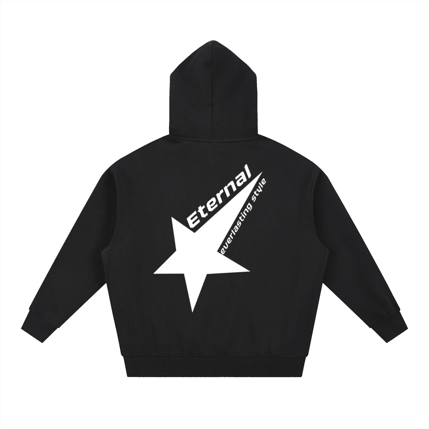 Essential Oversized Boxy Fit Fleece Hoodiie"You're A Star"