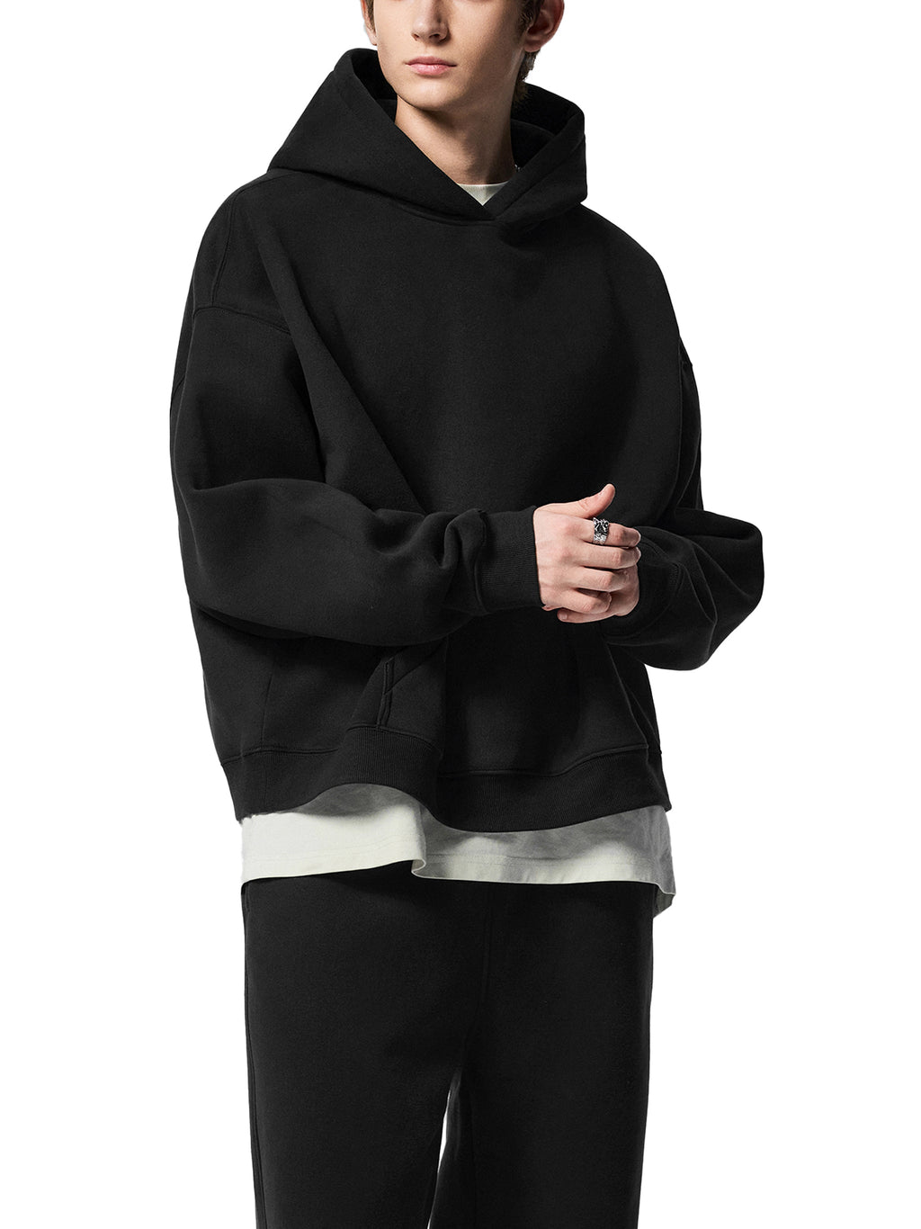 Essential Oversized Boxy Fit Fleece Hoodiie"You're A Star"