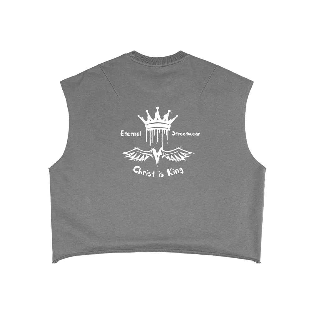 French Terry Boxy Tank Top "Christ is King edition"