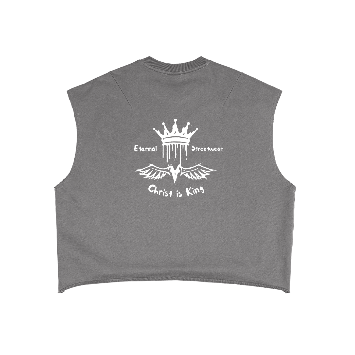 French Terry Boxy Tank Top "Christ is King edition"
