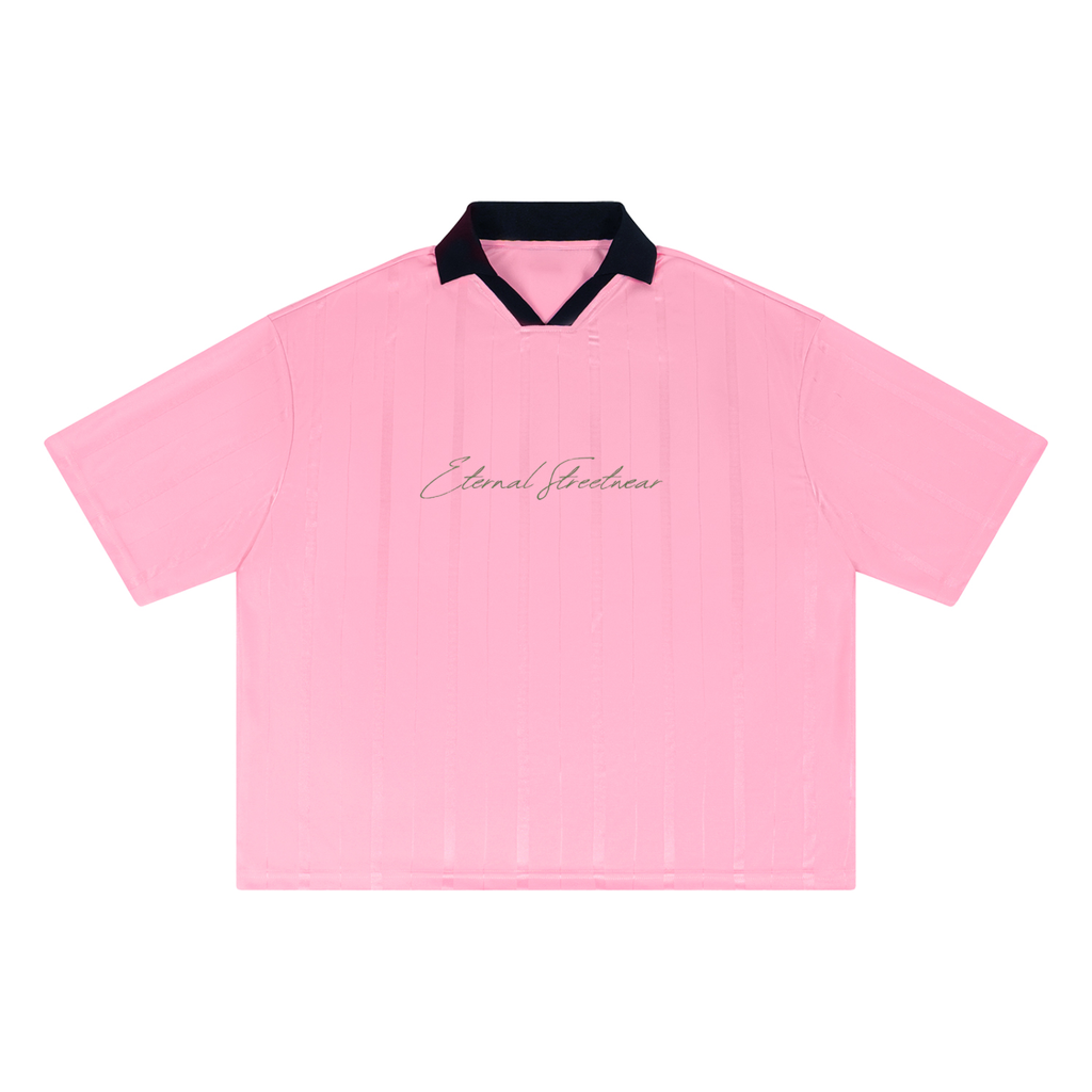 Unisex Striped Boxy Soccer Jersey