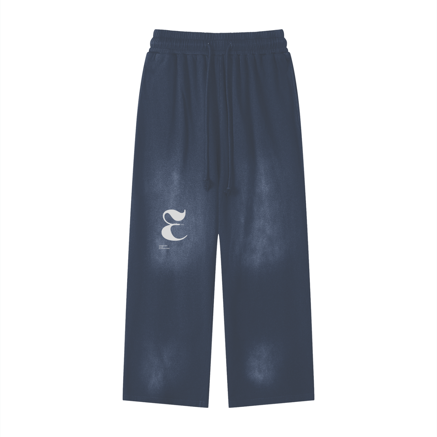Sunfade Blue "Miracle" Colorway Loose Fit Cotton Sweatpants