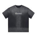 “I” Shape Gradient Washed T-Shirt "Angelic"