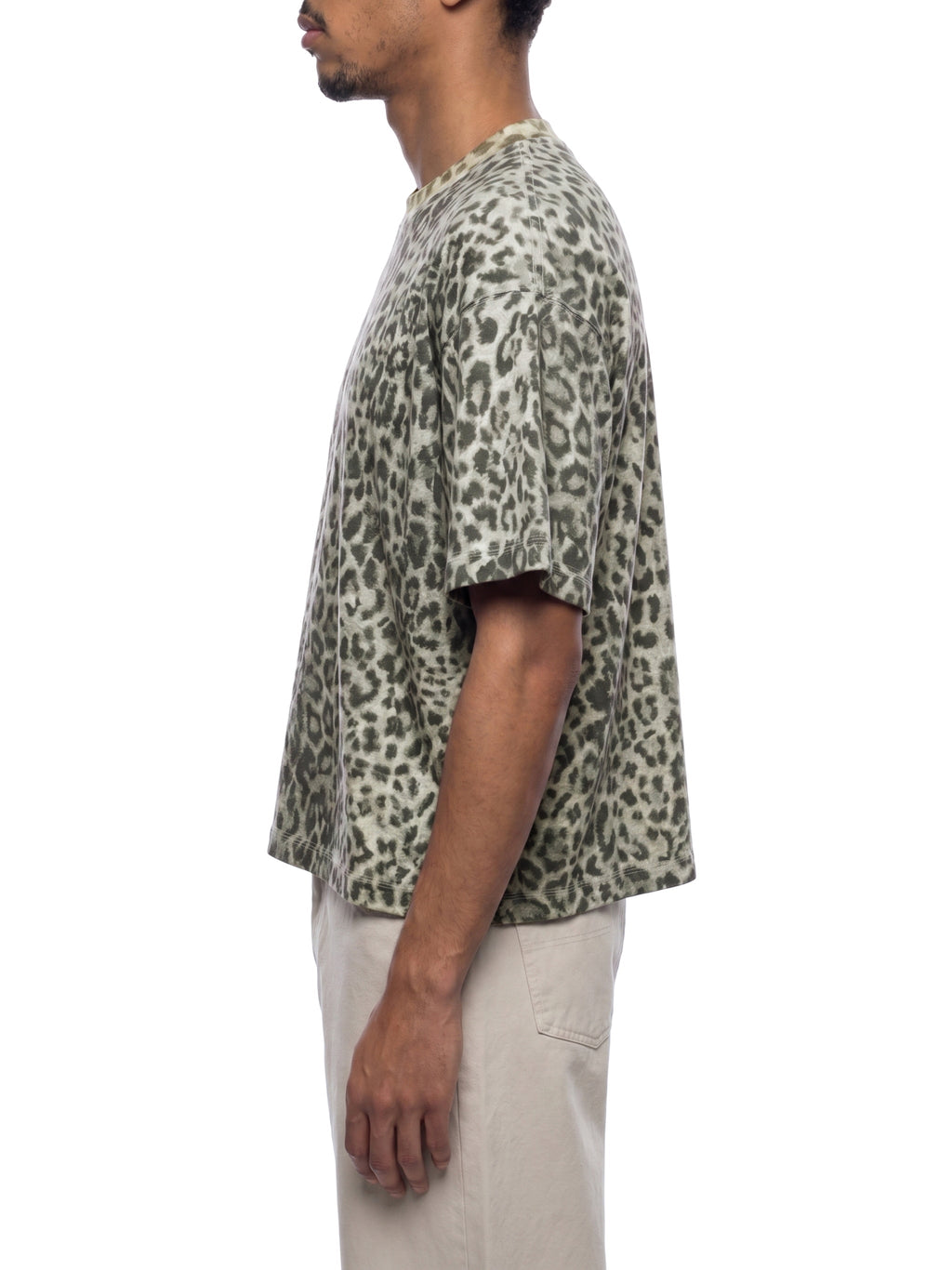 Unisex Leopard Print Boxy T-Shirt