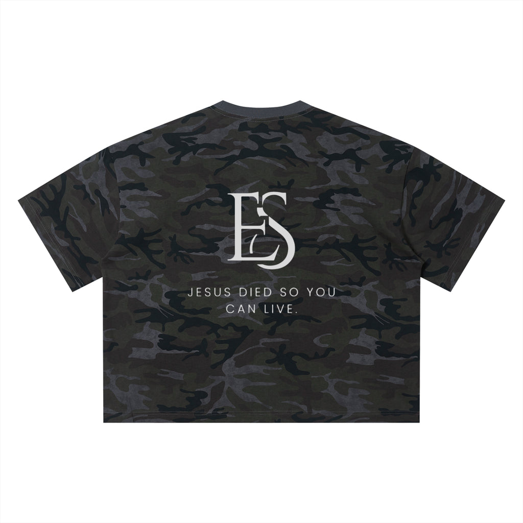Unisex Camo Boxy T-Shirt