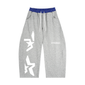 Plaid Waistband Barrel (Star) Sweatpants
