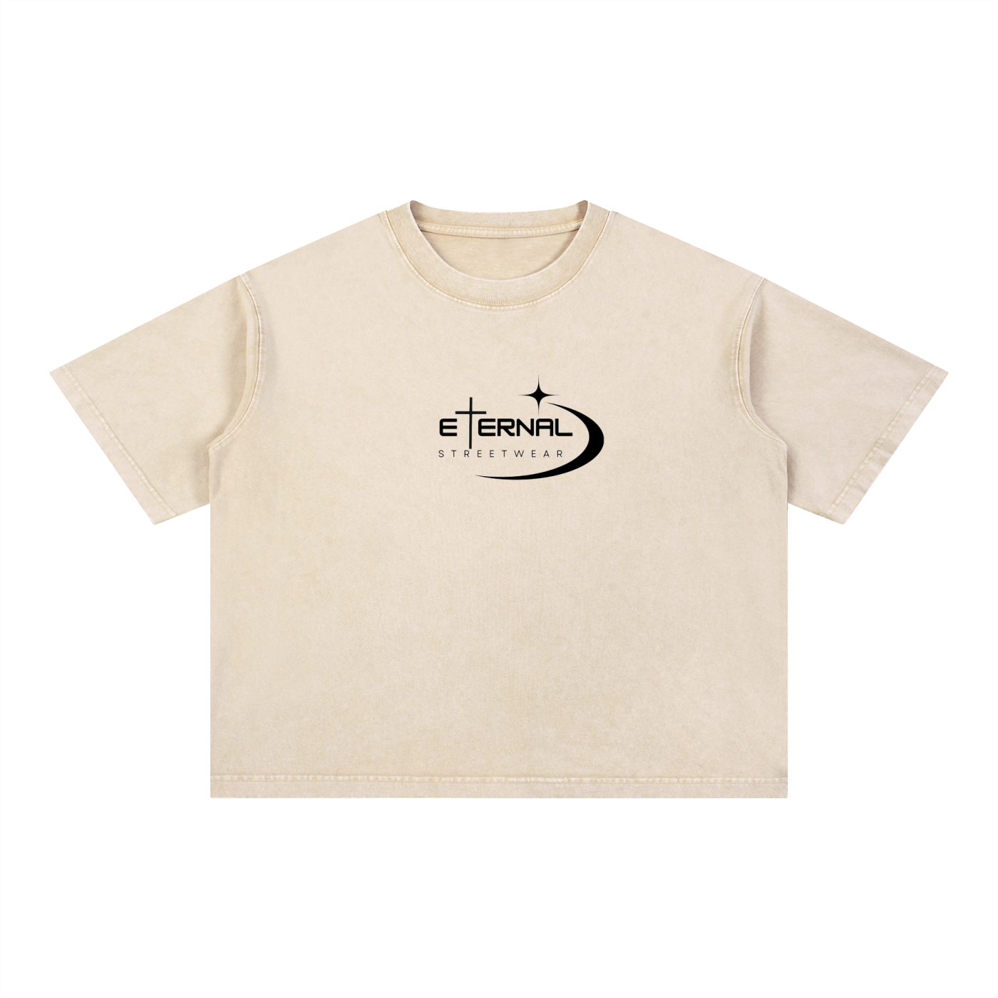 Love like Jesus Mineral Wash Boxy Cotton T-Shirt