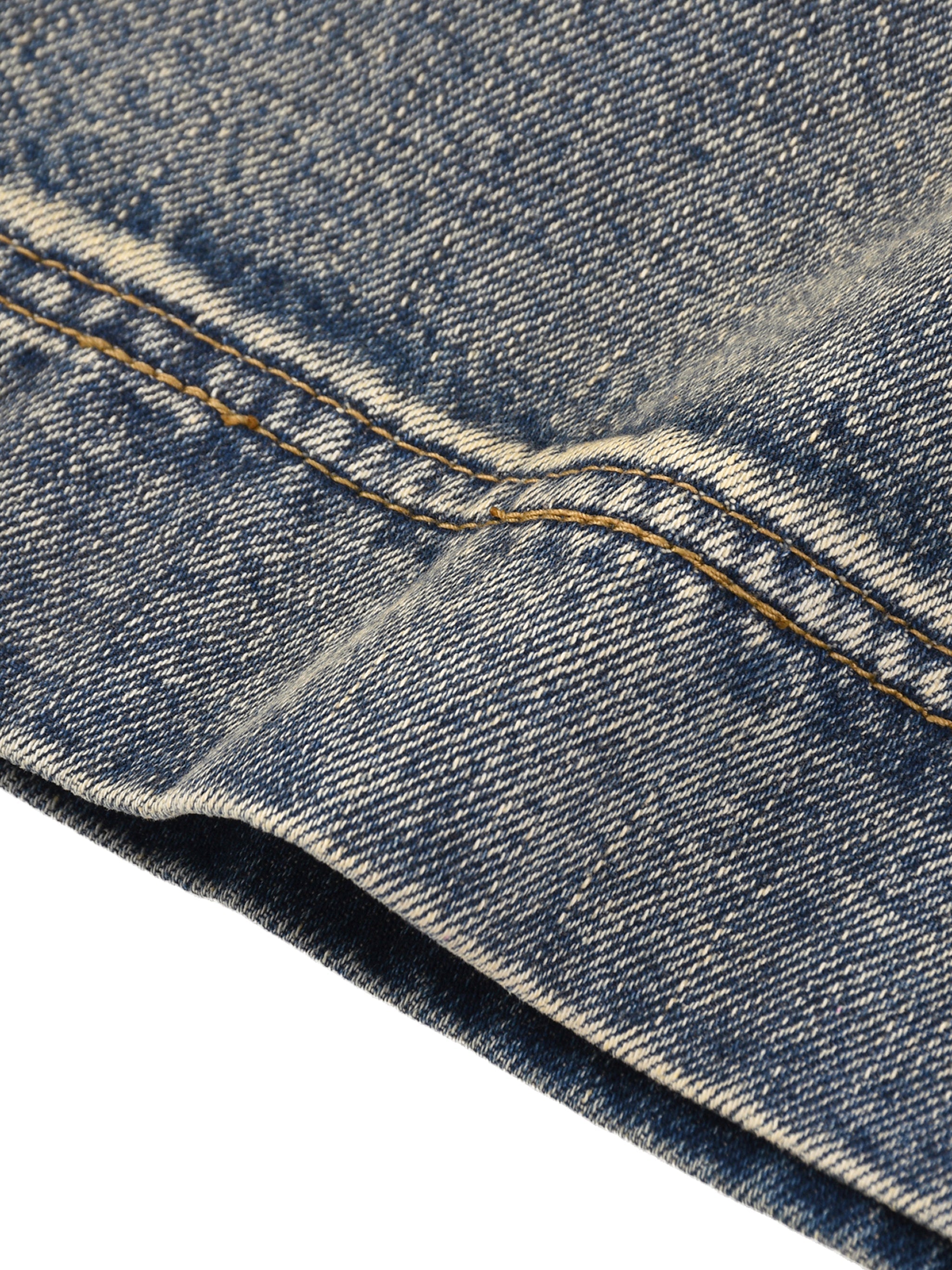 Vintage Wash Baggy Denim Shorts